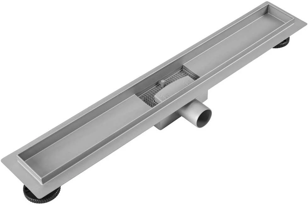 Dušo latakas REA Neox, Brushed Steel, 60 cm