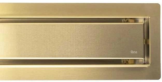 Dušo latakas REA Neox Pro, Brushed Gold, 80 cm