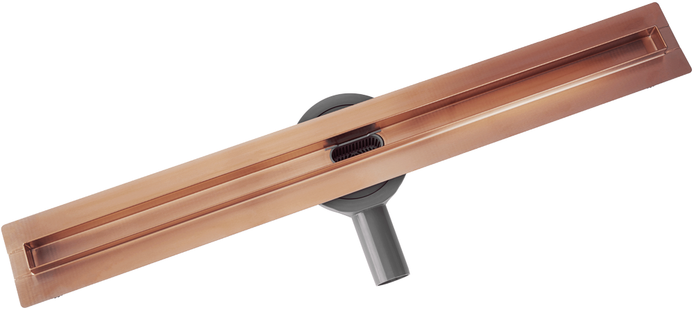 Dušo latakas REA Neox Slim Pro, Brushed Copper, 100 cm