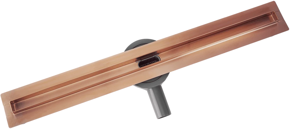 Dušo latakas REA Neox Slim Pro, Brushed Copper, 90 cm