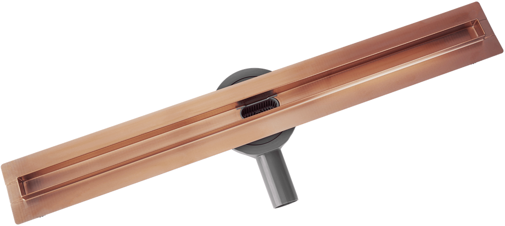 Dušo latakas REA Neox Slim Pro, Brushed Copper, 60 cm