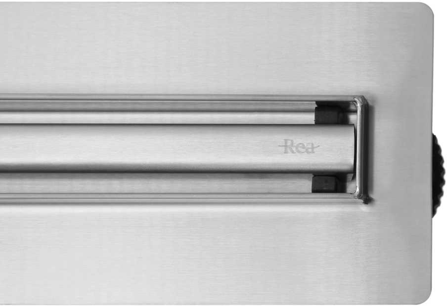 Dušo latakas REA Neox Slim Pro, Brushed Steel, 80 cm