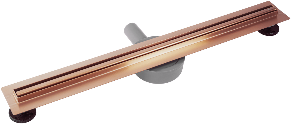 Dušo latakas REA Neox Slim Pro, Brushed Copper, 100 cm