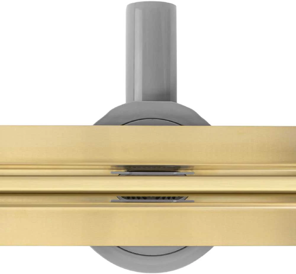 Dušo latakas REA Neox Slim Pro, Brushed Gold, 80 cm