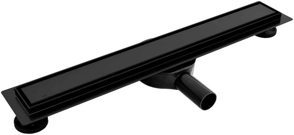 Dušo latakas REA Pure Neo Pro, Juodas, 100 cm