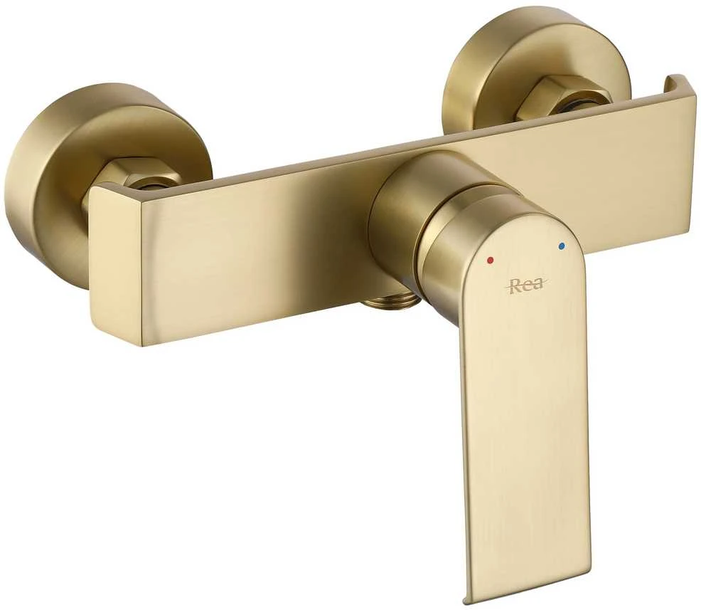 Dušo maišytuvo komplektas REA Hass, Brushed Gold