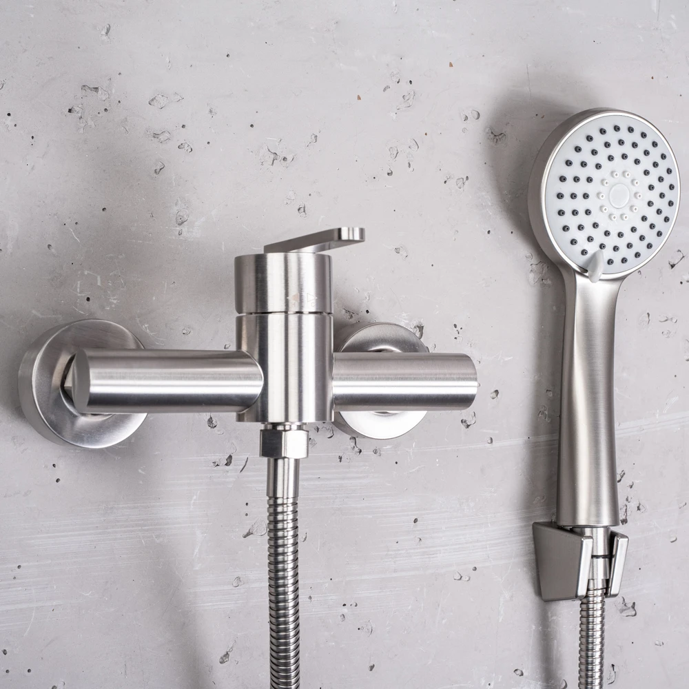Dušo maišytuvo komplektas REA Ontario, Brushed Nickel