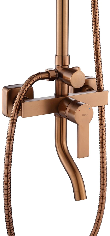 Dušo sistema REA Argus, Brushed Copper