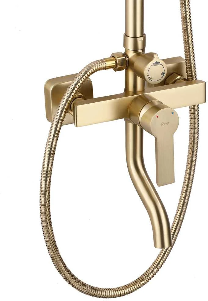 Dušo sistema REA Argus, Brushed Gold
