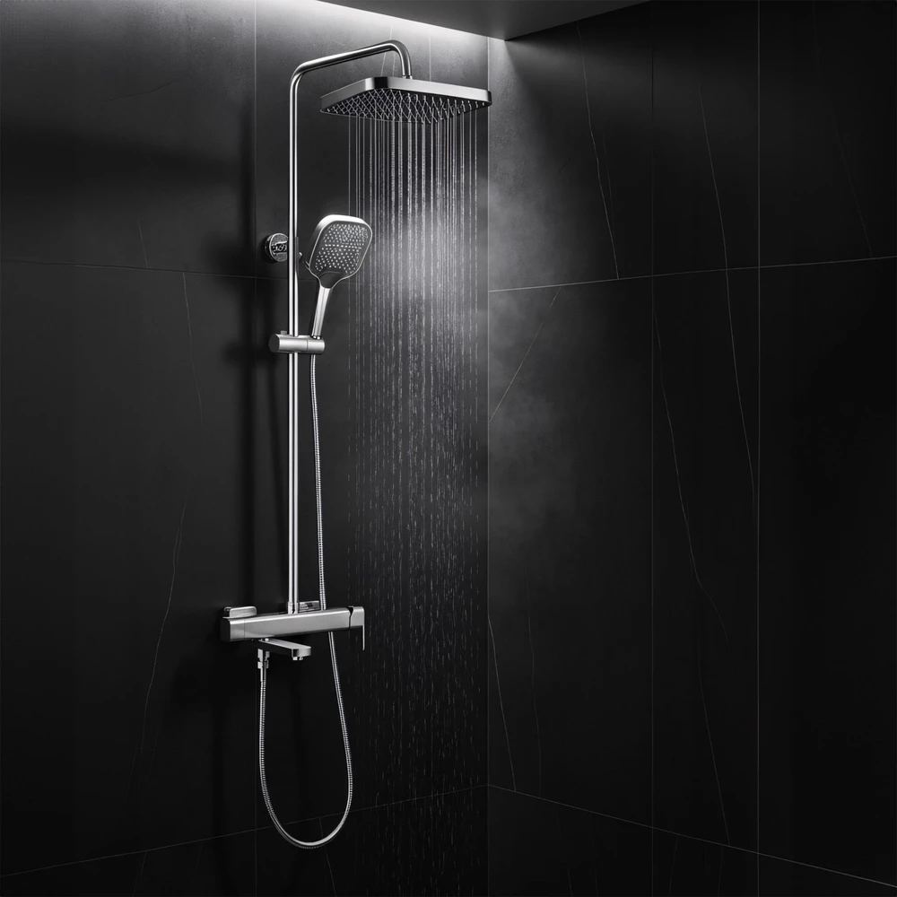 Dušo sistema REA Arlo, Brushed Nickel