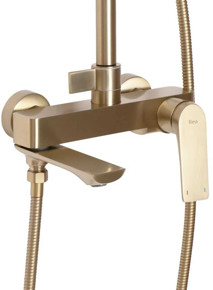 Dušo sistema REA Avalon, Brushed Gold