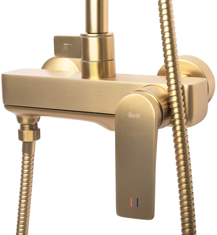 Dušo sistema REA Avalon, Brushed Gold