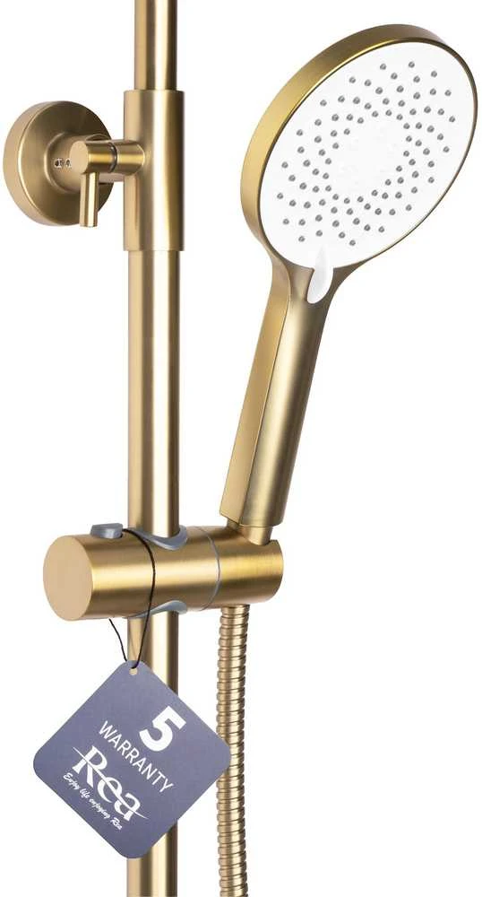 Dušo sistema REA Avalon, Brushed Gold