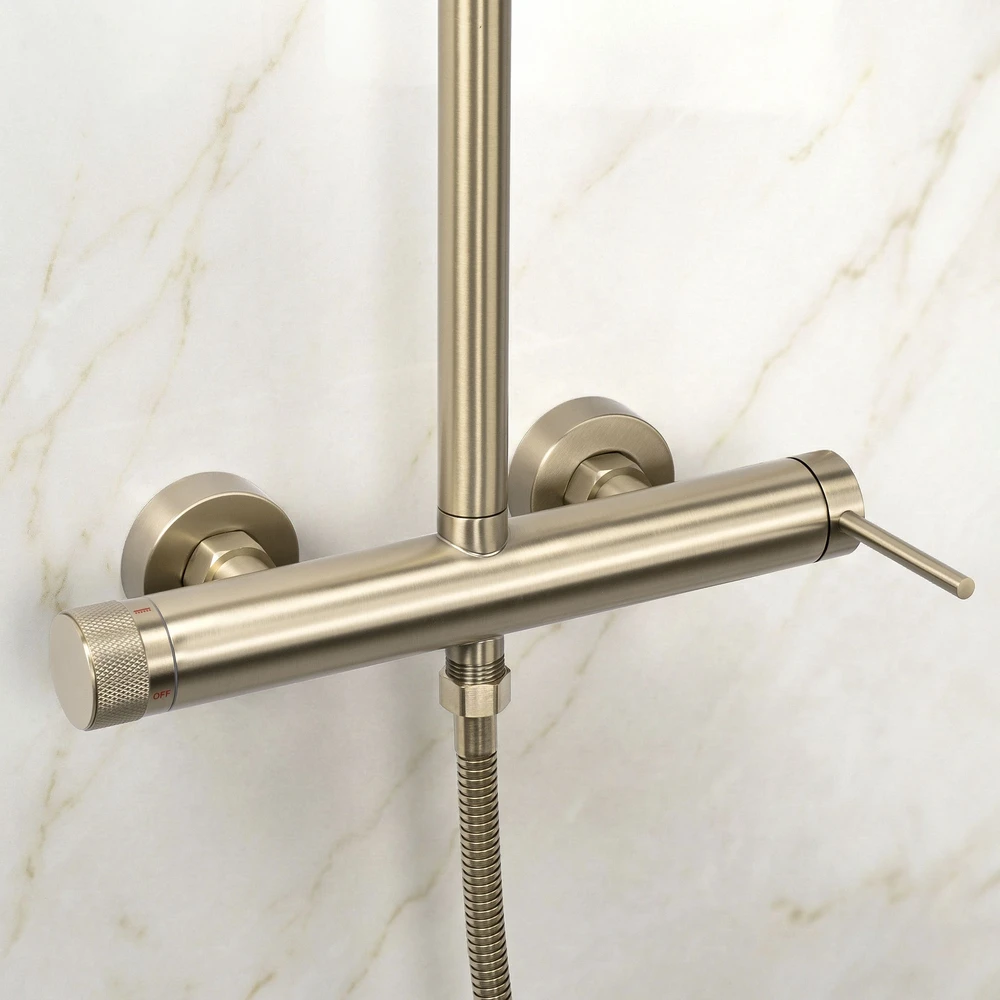 Dušo sistema Rea Foss Clif, Brushed Gold