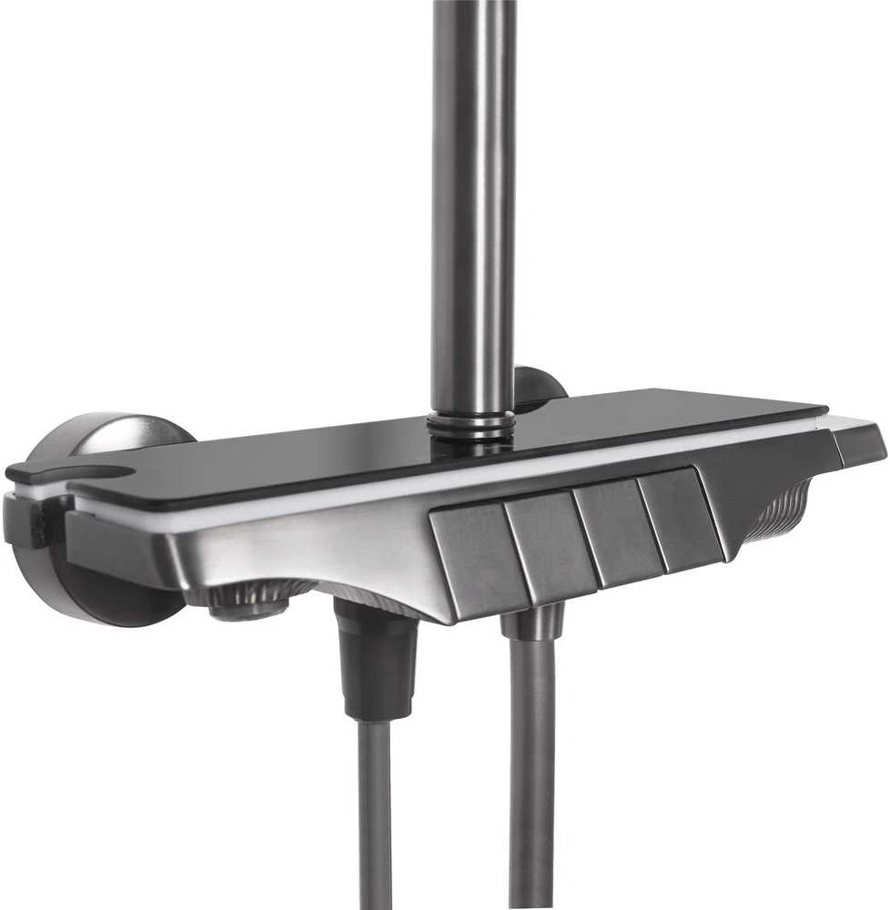 Dušo sistema REA Savio Led, Titanium
