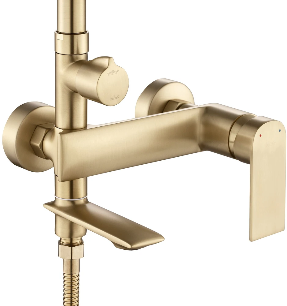 Dušo sistema REA Veneta, Brushed Gold