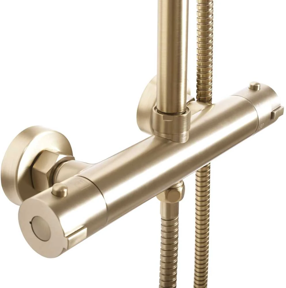 Dušo sistema su termostatu REA Bliss, Brushed Gold