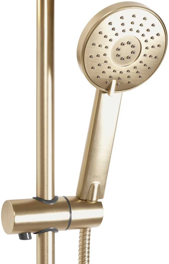 Dušo sistema su termostatu REA Bliss, Brushed Gold