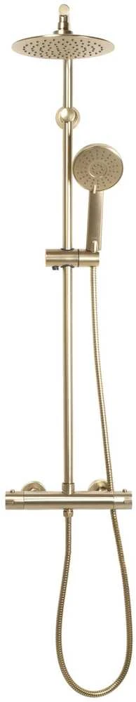 Dušo sistema su termostatu REA Bliss, Brushed Gold
