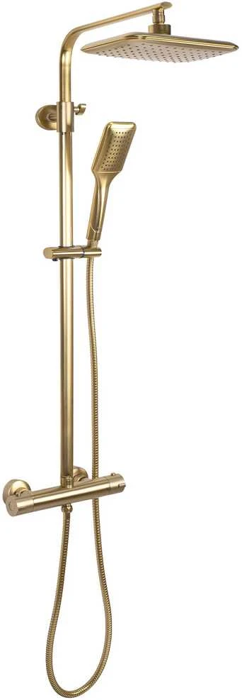 Dušo sistema su termostatu REA Tom, Brushed Gold