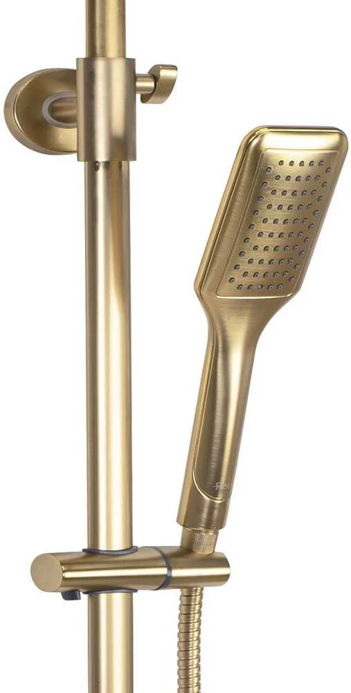 Dušo sistema su termostatu REA Tom, Brushed Gold