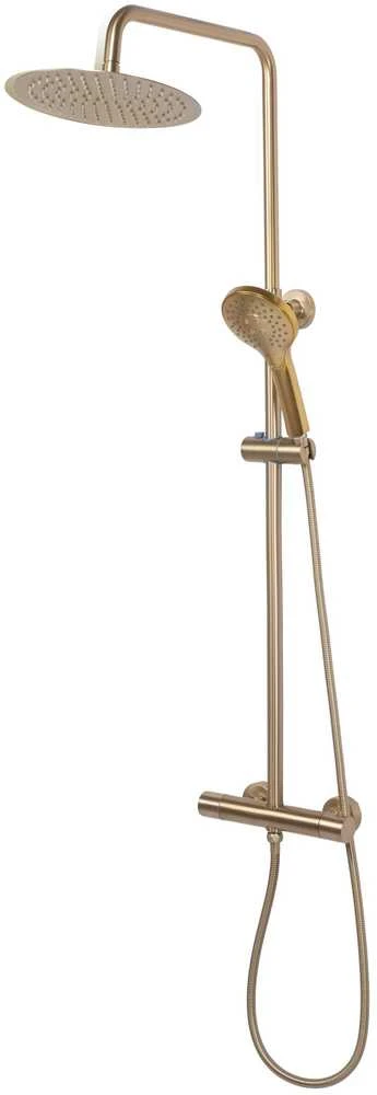 Dušo sistema su termostatu REA Vincent, Brushed Gold