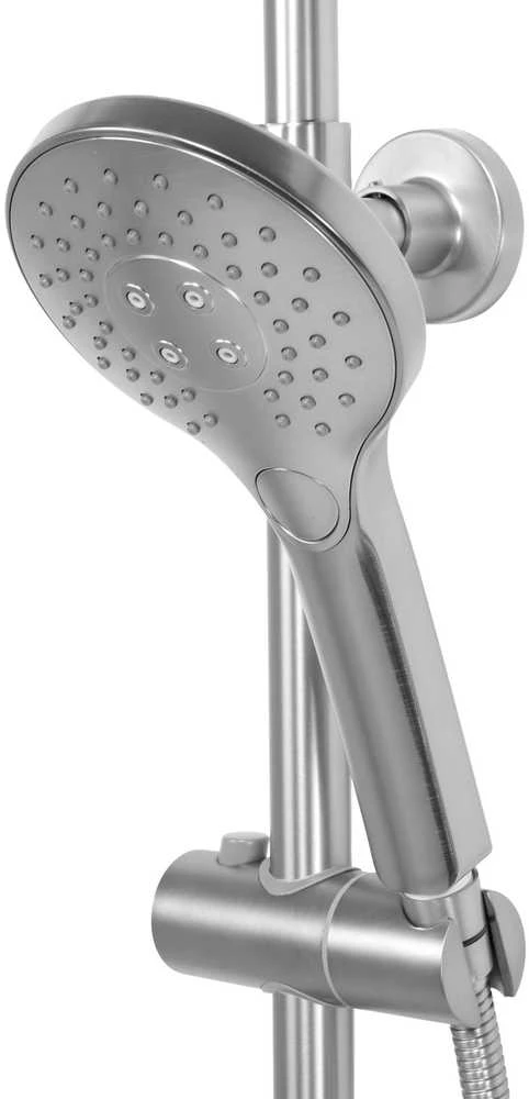 Dušo sistema su termostatu REA Vincent, Brushed Nickel Inox
