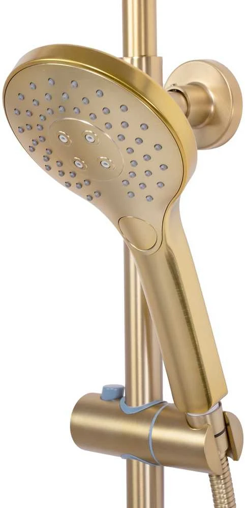 Dušo sistema su termostatu REA Vincent, Brushed Gold