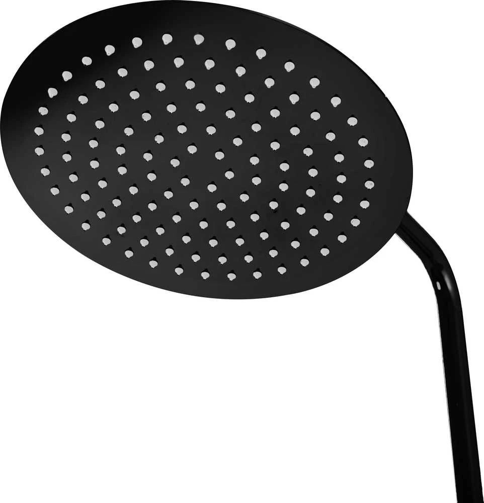 Dušo-vonios sistema su termostatu REA Lungo, Juodas Metallic