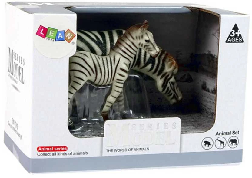 Dviejų figūrėlių rinkinys Zebras su jaunikliu