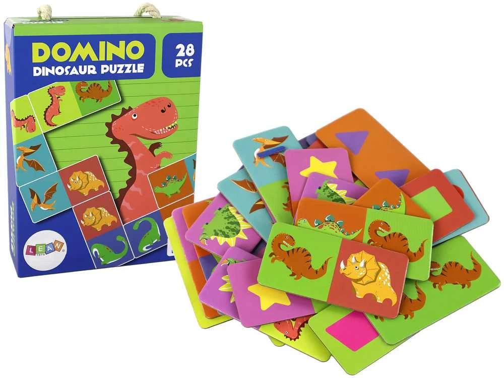 Dvipusis domino Dinozaurai, 28 el.