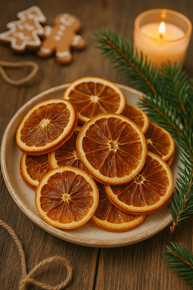 Džiovinti apelsinų griežinėliai dekoracijoms, 50 g