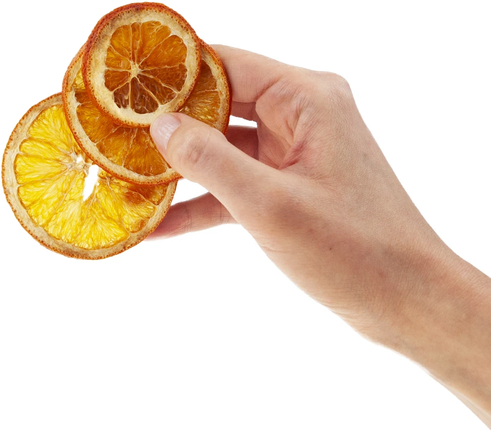 Džiovinti apelsinų griežinėliai dekoracijoms, 50 g