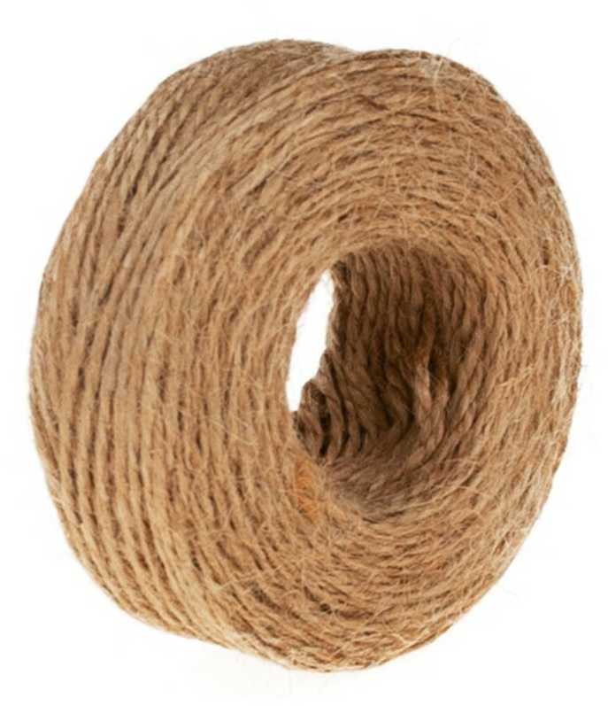 Džiuto virvė, ruda, 50 m