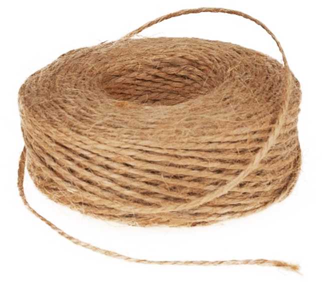 Džiuto virvė, ruda, 50 m