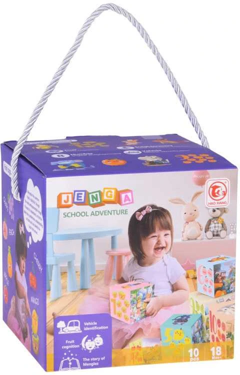Edukacinė kubo dėlionė vaikams, 10 d.