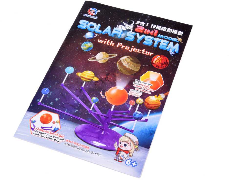 Edukacinis rinkinys 2in1 Solar System su projektoriumi
