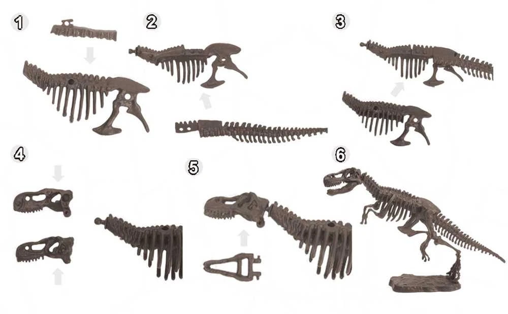 Edukacinis ugnikalnio ir dinozaurų kasinėjimo rinkinys