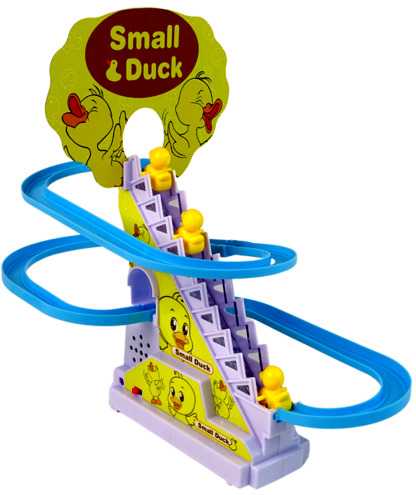 Edukacinis žaidimas su trasa / čiuožykla "Small Duck"