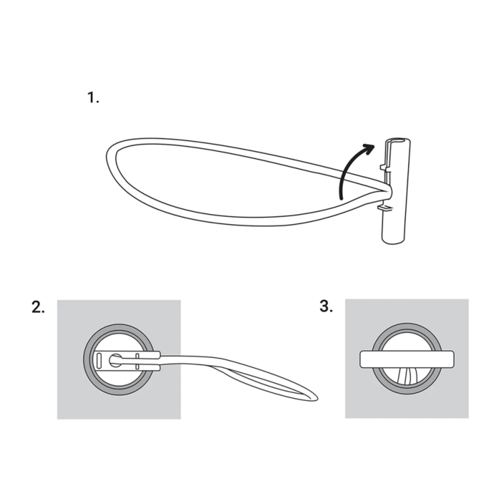 Elastinė tvirtinimo guma su fiksatoriumi Bradas BUNGEE CORD T BAR, 20 cm, 25 vnt.