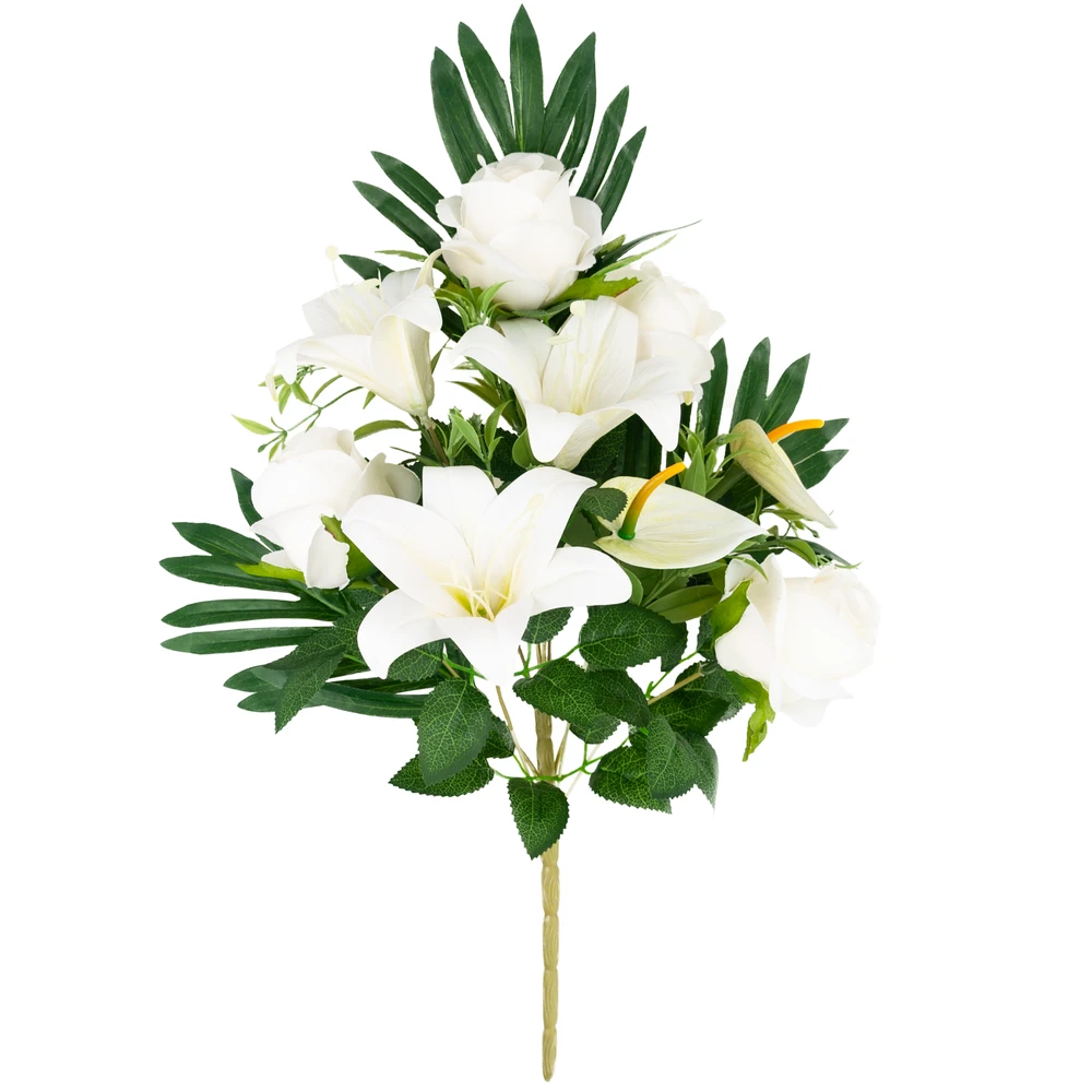Elegantiška gėlių puokštė, 55 cm