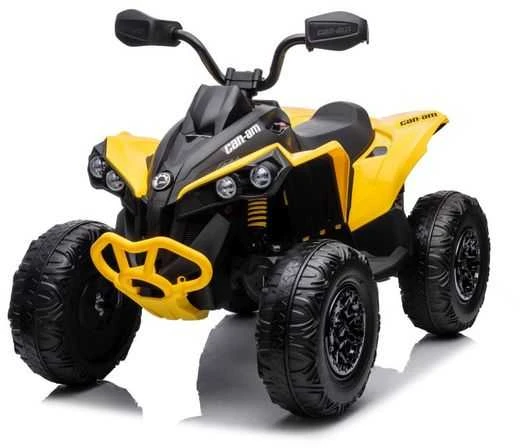 Elektrinis keturratis vaikams Quad CAN-AM Renegate, geltonas