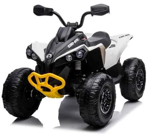 Elektrinis keturratis vaikams Quad CAN-AM Renegate, baltas
