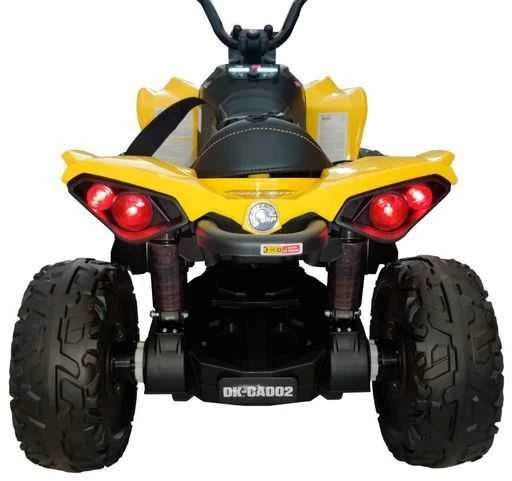 Elektrinis keturratis vaikams Quad CAN-AM Renegate, geltonas