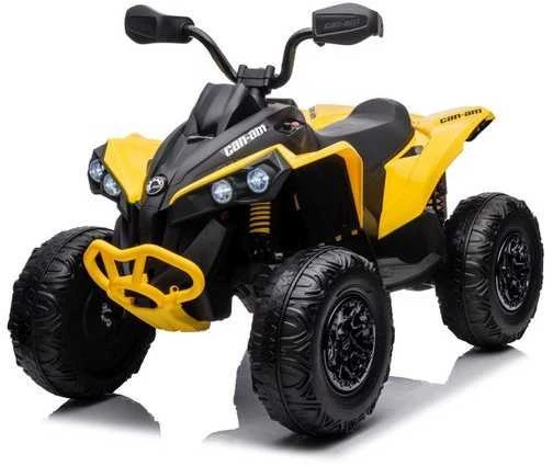 Elektrinis keturratis vaikams Quad CAN-AM Renegate, geltonas