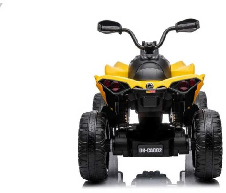 Elektrinis keturratis vaikams Quad CAN-AM Renegate, geltonas