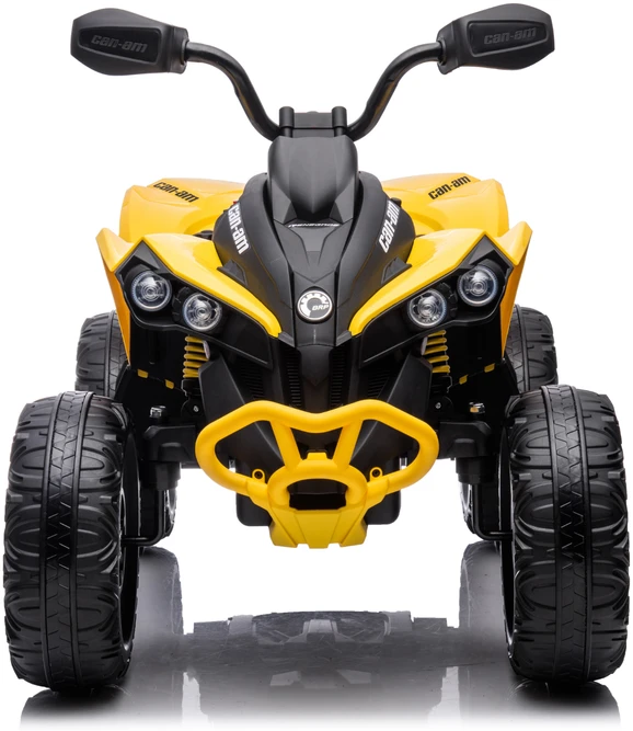 Elektrinis keturratis vaikams Quad DK-CA002 12V10AH 4x4, geltonas