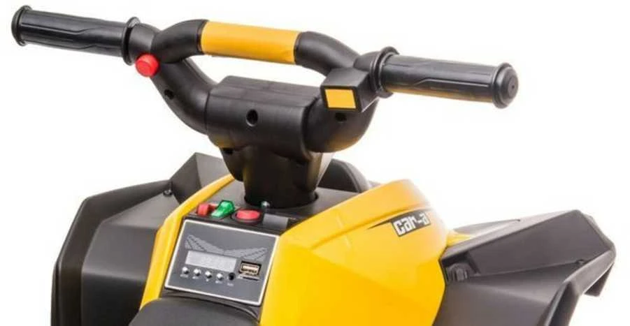 Elektrinis keturratis vaikams Quad HL568, geltonas