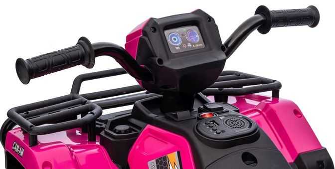 Elektrinis keturratis vaikams Quad JC915, rožinis