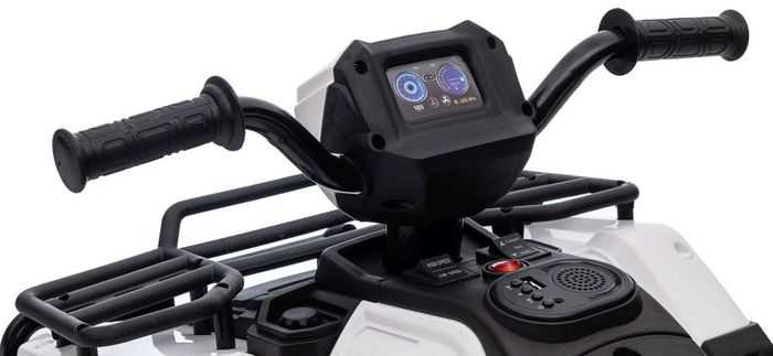 Elektrinis keturratis vaikams Quad JC915, baltas